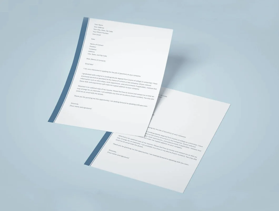 Personalized AI-generated cover letter for job applications
